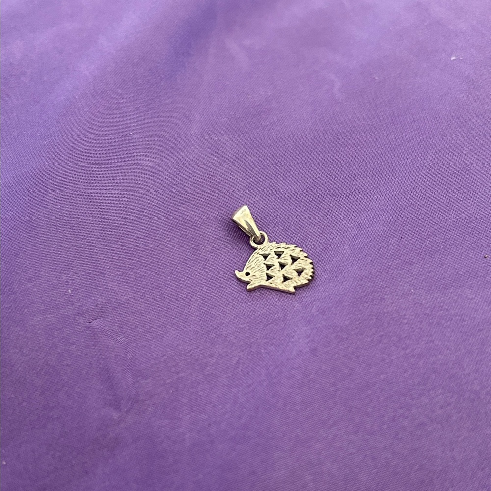 Silver Hedgehog Pendant